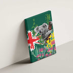 Australia Day Koala Canvas Wall Art Aussie Aussie Aussie Oi Oi Oi National Color - Aussie Hoodie