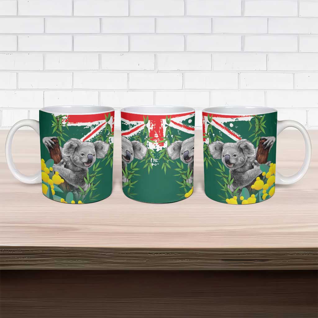 Australia Day Koala Ceramic Mug Aussie Aussie Aussie Oi Oi Oi National Color - Aussie Hoodie