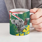 Australia Day Koala Ceramic Mug Aussie Aussie Aussie Oi Oi Oi National Color - Aussie Hoodie