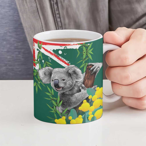 Australia Day Koala Ceramic Mug Aussie Aussie Aussie Oi Oi Oi National Color - Aussie Hoodie