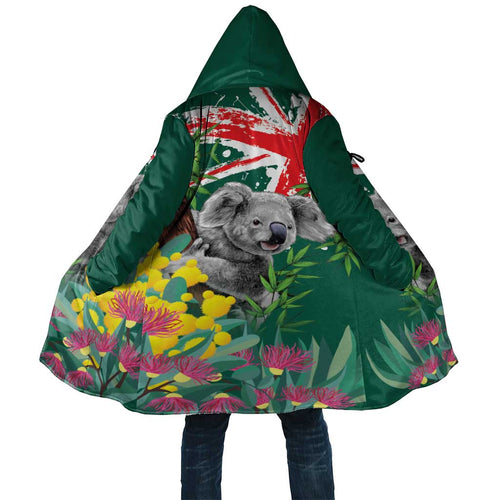 Australia Day Koala Cloak Aussie Aussie Aussie Oi Oi Oi National Color - Aussie Hoodie