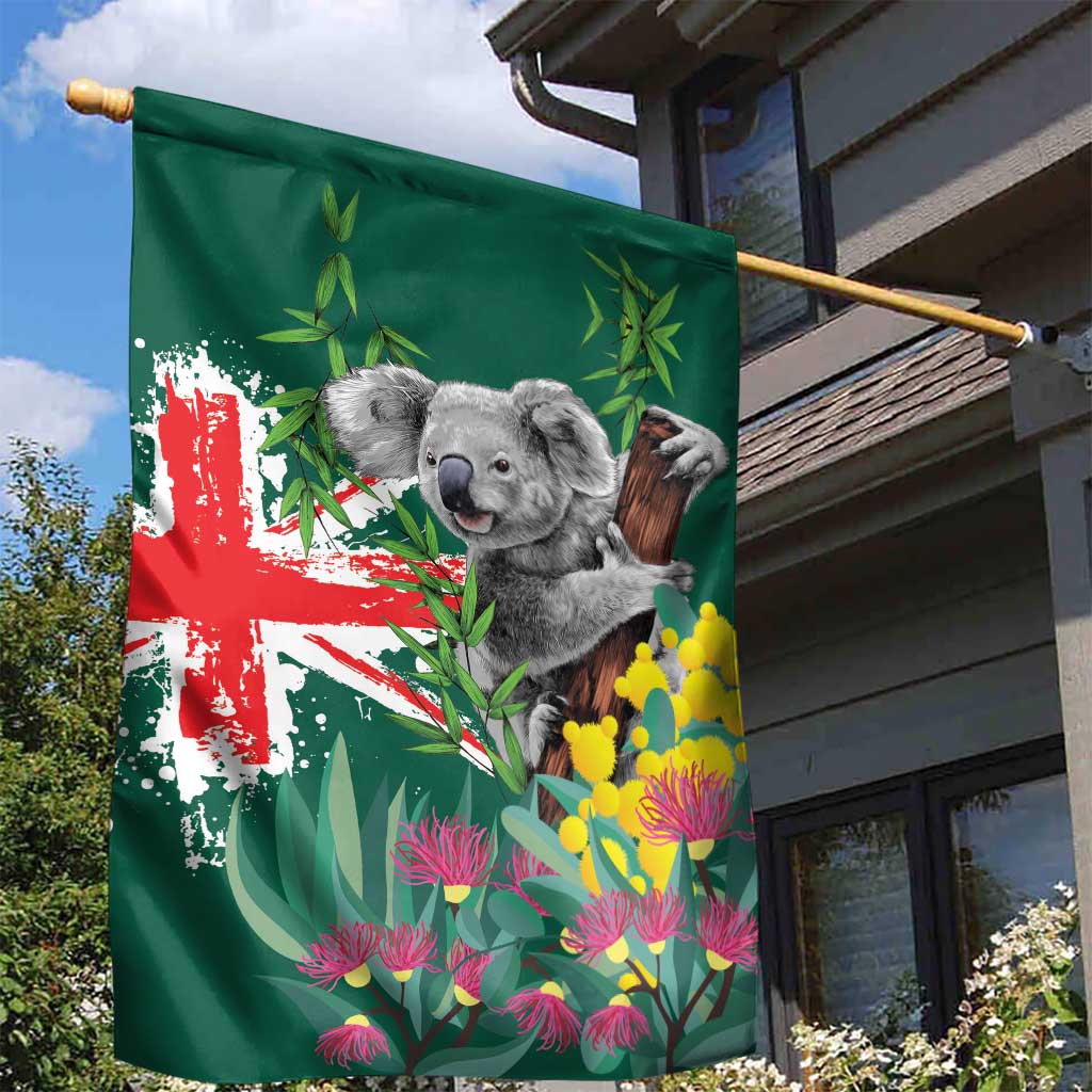 Australia Day Koala Garden Flag Aussie Aussie Aussie Oi Oi Oi National Color - Aussie Hoodie