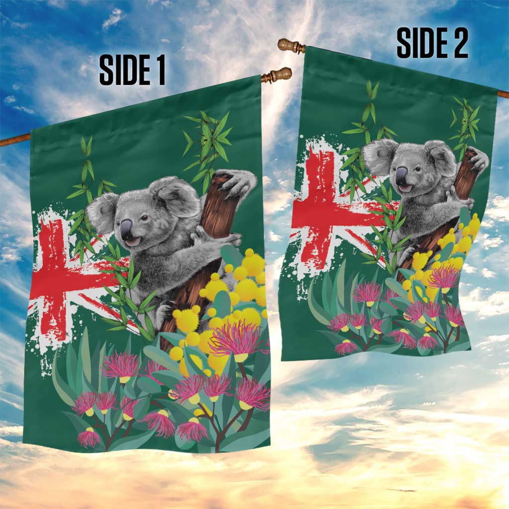 Australia Day Koala Garden Flag Aussie Aussie Aussie Oi Oi Oi National Color - Aussie Hoodie
