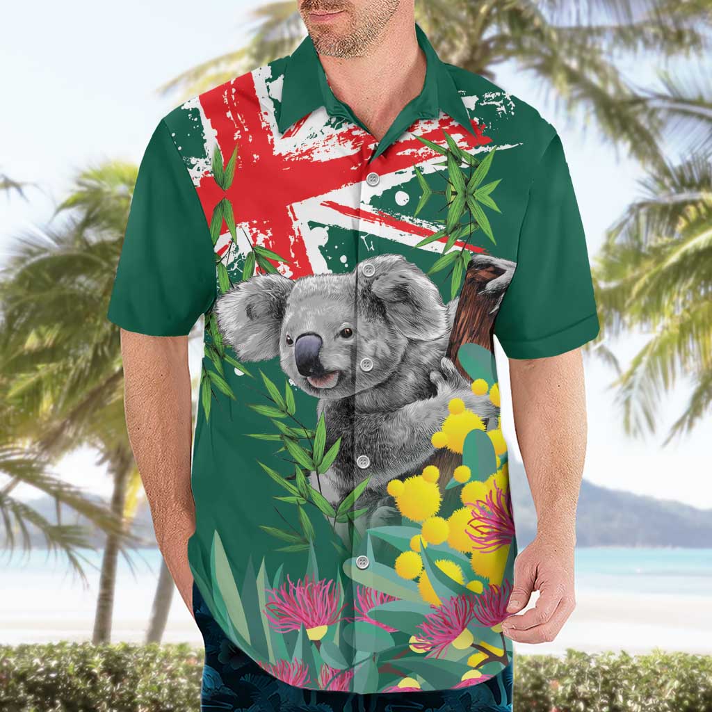 Australia Day Koala Hawaiian Shirt Aussie Aussie Aussie Oi Oi Oi National Color - Aussie Hoodie