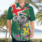 Australia Day Koala Hawaiian Shirt Aussie Aussie Aussie Oi Oi Oi National Color - Aussie Hoodie