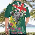 Australia Day Koala Hawaiian Shirt Aussie Aussie Aussie Oi Oi Oi National Color - Aussie Hoodie