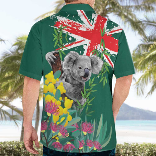 Australia Day Koala Hawaiian Shirt Aussie Aussie Aussie Oi Oi Oi National Color - Aussie Hoodie
