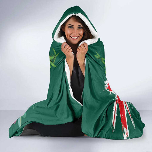 Australia Day Koala Hooded Blanket Aussie Aussie Aussie Oi Oi Oi National Color - Aussie Hoodie