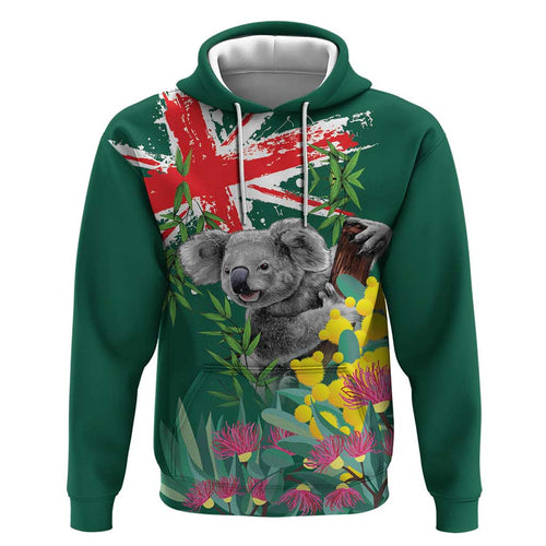 Australia Day Koala Hoodie Aussie Aussie Aussie Oi Oi Oi National Color - Aussie Hoodie