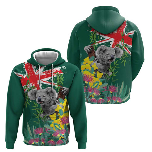 Australia Day Koala Hoodie Aussie Aussie Aussie Oi Oi Oi National Color - Aussie Hoodie