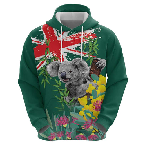 Australia Day Koala Hoodie Aussie Aussie Aussie Oi Oi Oi National Color - Aussie Hoodie