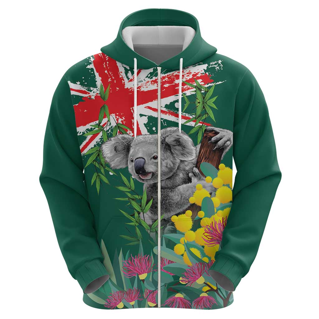 Australia Day Koala Hoodie Aussie Aussie Aussie Oi Oi Oi National Color - Aussie Hoodie