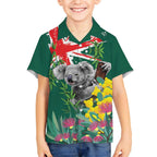 Australia Day Koala Kid Hawaiian Shirt Aussie Aussie Aussie Oi Oi Oi National Color - Aussie Hoodie