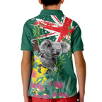 Australia Day Koala Kid Polo Shirt Aussie Aussie Aussie Oi Oi Oi National Color - Aussie Hoodie