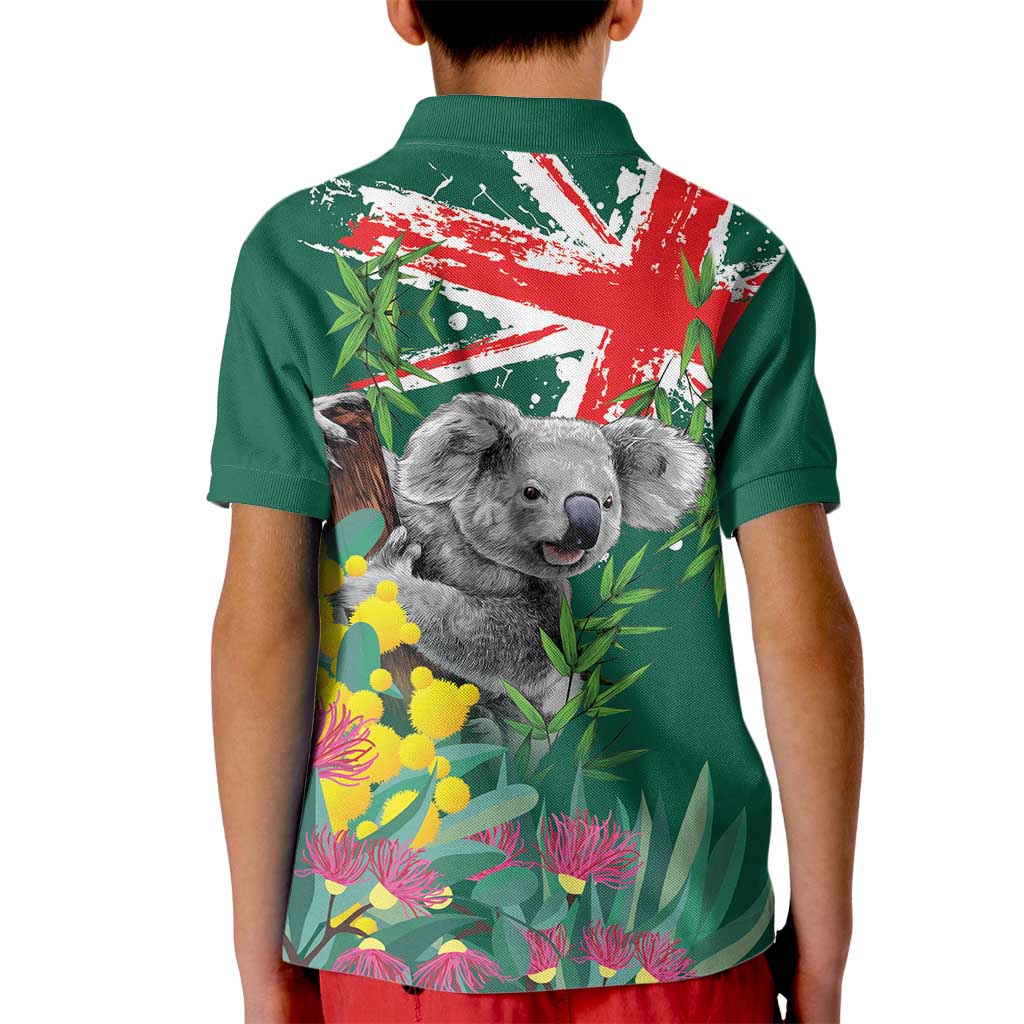 Australia Day Koala Kid Polo Shirt Aussie Aussie Aussie Oi Oi Oi National Color - Aussie Hoodie