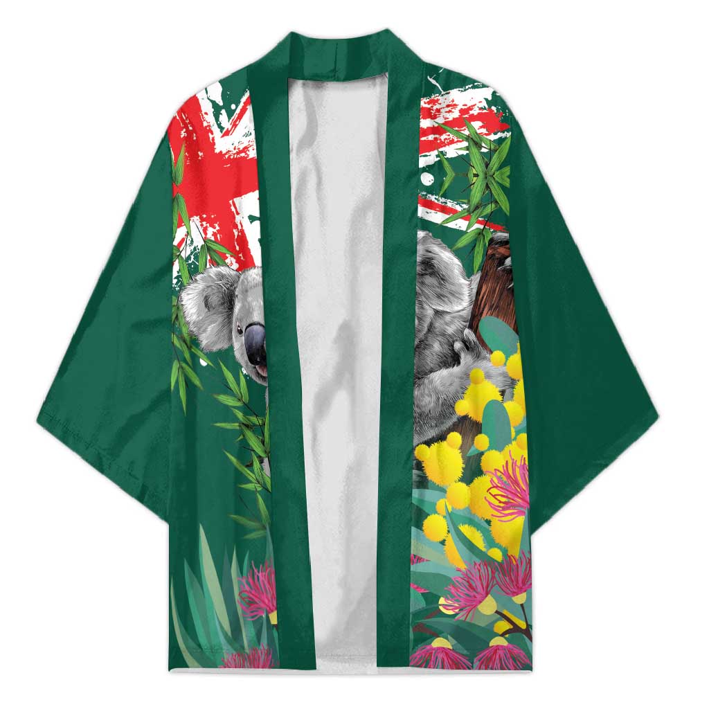 Australia Day Koala Kimono Aussie Aussie Aussie Oi Oi Oi National Color - Aussie Hoodie