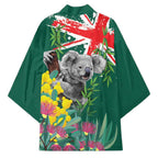 Australia Day Koala Kimono Aussie Aussie Aussie Oi Oi Oi National Color - Aussie Hoodie