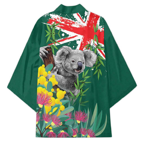 Australia Day Koala Kimono Aussie Aussie Aussie Oi Oi Oi National Color - Aussie Hoodie
