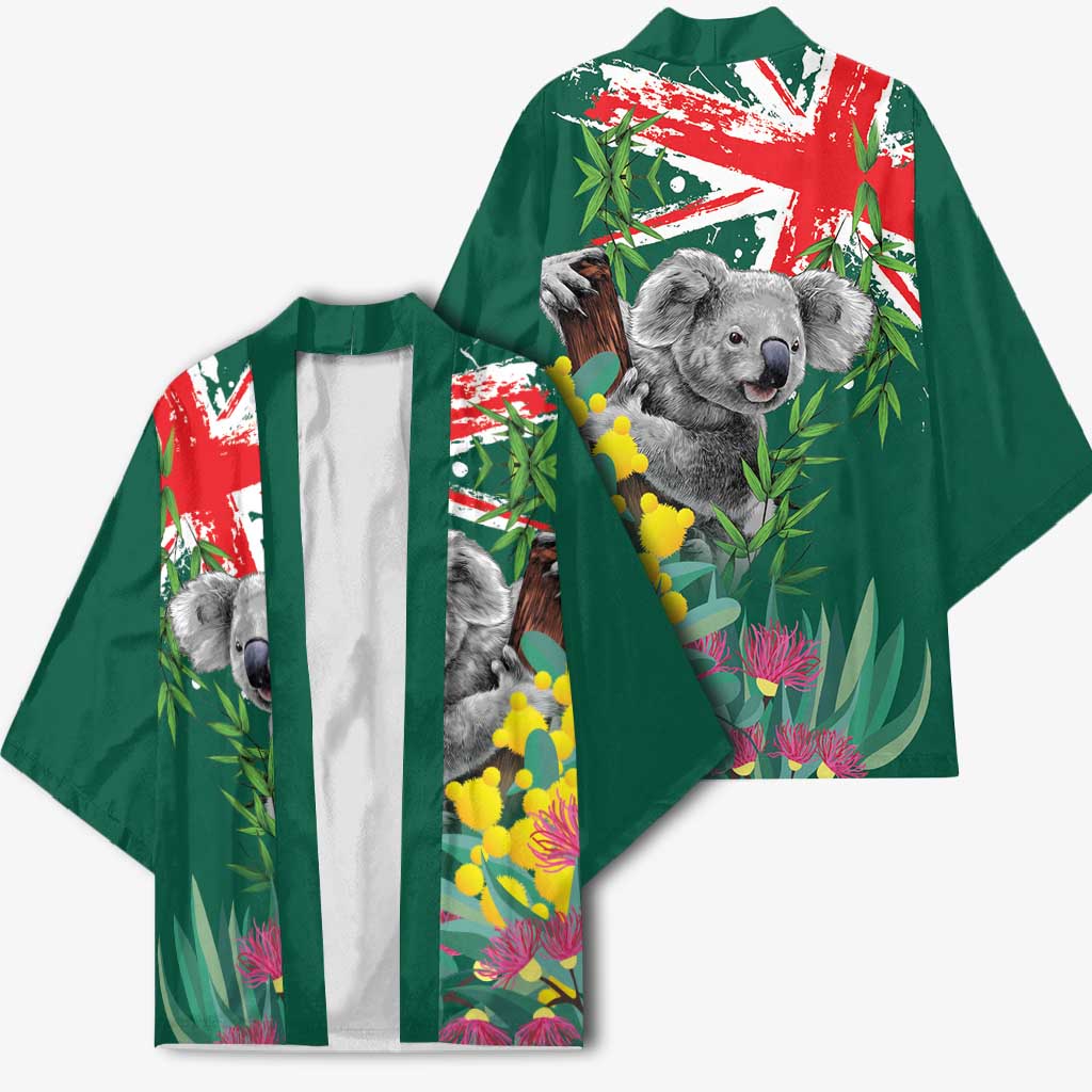 Australia Day Koala Kimono Aussie Aussie Aussie Oi Oi Oi National Color - Aussie Hoodie