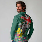 Australia Day Koala Long Sleeve Polo Shirt Aussie Aussie Aussie Oi Oi Oi National Color - Aussie Hoodie