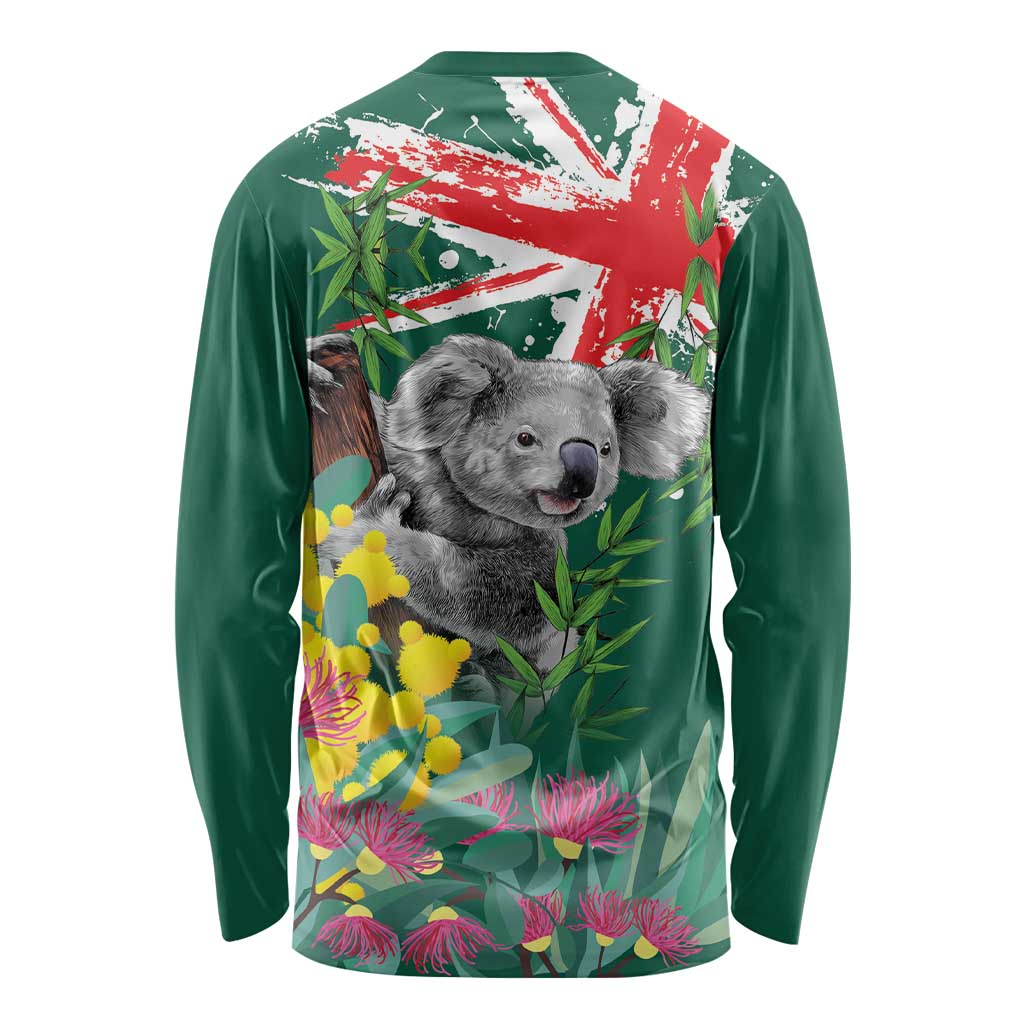 Australia Day Koala Long Sleeve Shirt Aussie Aussie Aussie Oi Oi Oi National Color - Aussie Hoodie