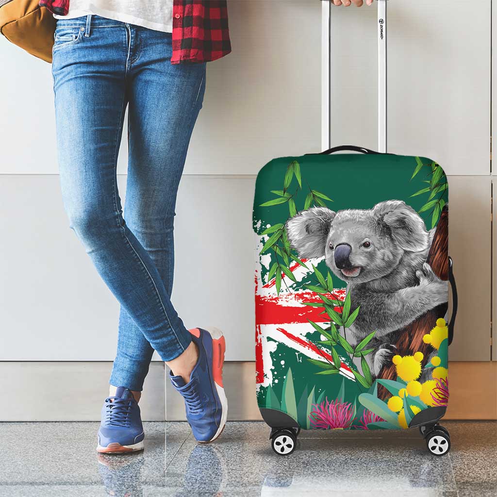 Australia Day Koala Luggage Cover Aussie Aussie Aussie Oi Oi Oi National Color - Aussie Hoodie