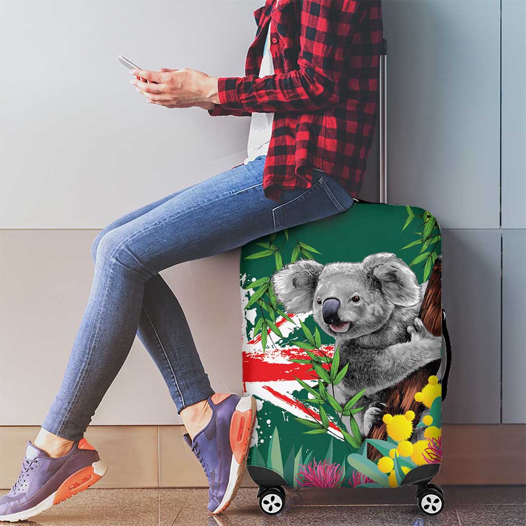 Australia Day Koala Luggage Cover Aussie Aussie Aussie Oi Oi Oi National Color - Aussie Hoodie