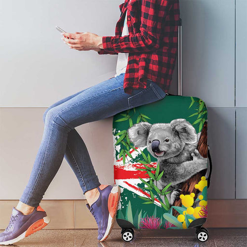 Australia Day Koala Luggage Cover Aussie Aussie Aussie Oi Oi Oi National Color - Aussie Hoodie