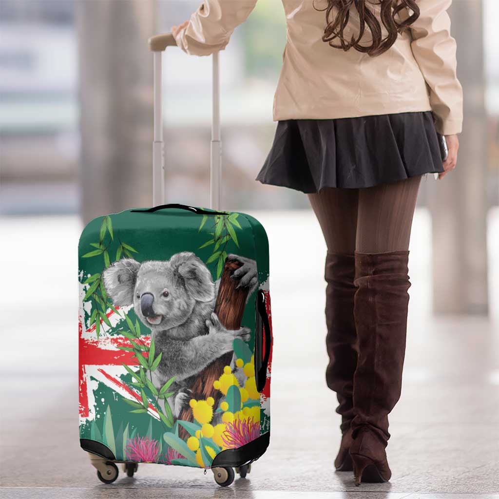 Australia Day Koala Luggage Cover Aussie Aussie Aussie Oi Oi Oi National Color - Aussie Hoodie