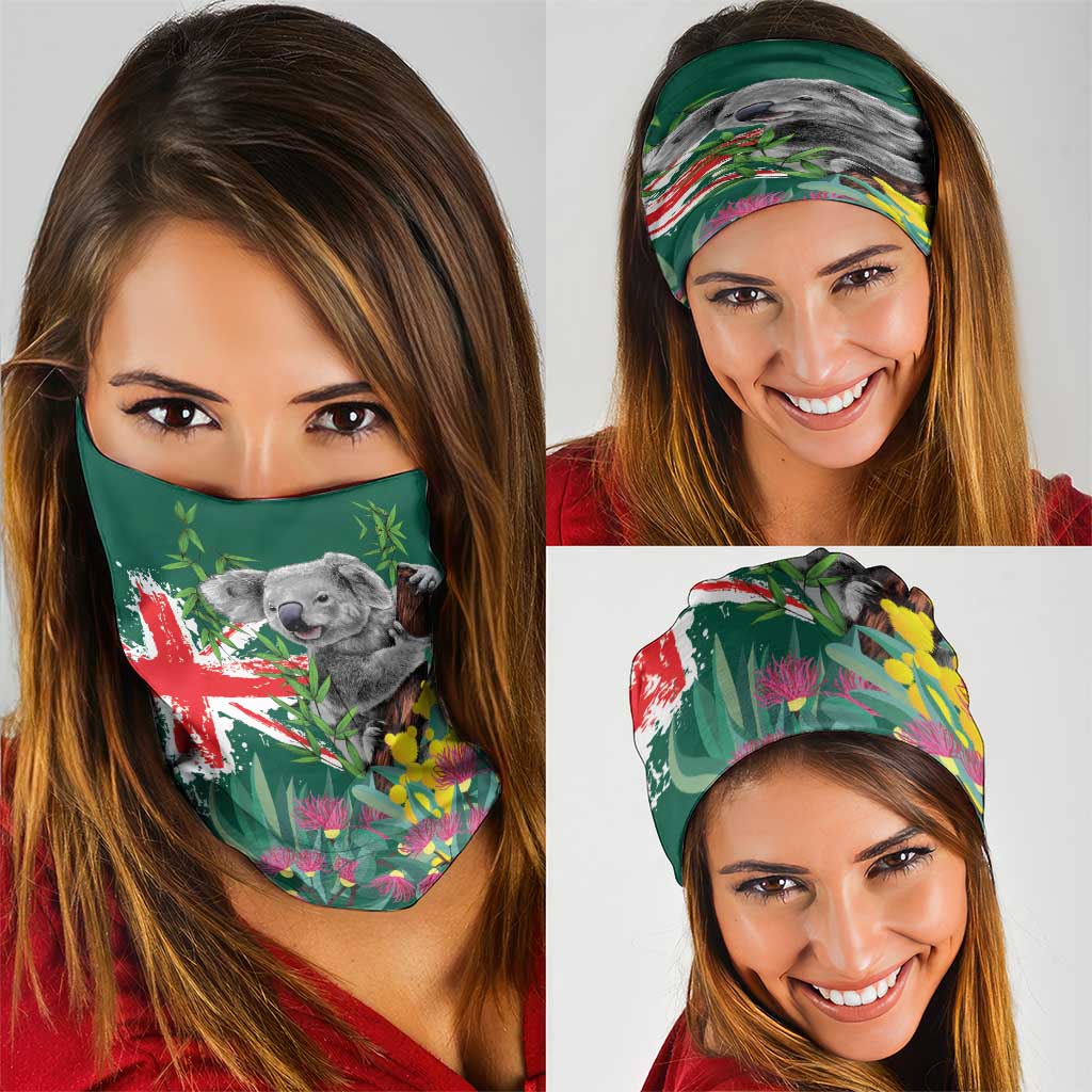 Australia Day Koala Neck Gaiter Aussie Aussie Aussie Oi Oi Oi National Color - Aussie Hoodie