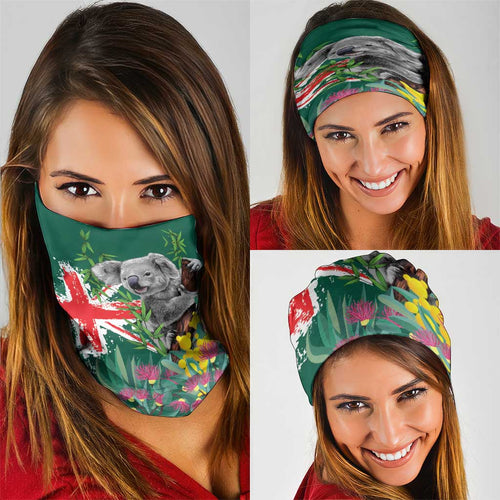 Australia Day Koala Neck Gaiter Aussie Aussie Aussie Oi Oi Oi National Color - Aussie Hoodie