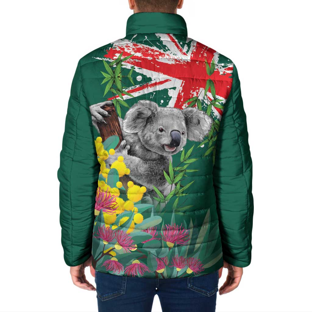 Australia Day Koala Padded Jacket Aussie Aussie Aussie Oi Oi Oi National Color - Aussie Hoodie
