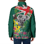 Australia Day Koala Padded Jacket Aussie Aussie Aussie Oi Oi Oi National Color - Aussie Hoodie