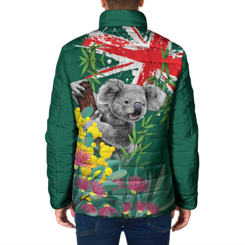 Australia Day Koala Padded Jacket Aussie Aussie Aussie Oi Oi Oi National Color - Aussie Hoodie