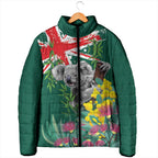 Australia Day Koala Padded Jacket Aussie Aussie Aussie Oi Oi Oi National Color - Aussie Hoodie