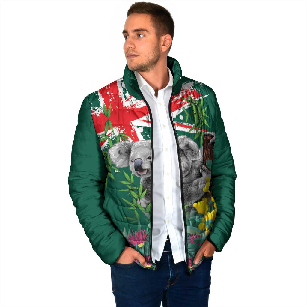 Australia Day Koala Padded Jacket Aussie Aussie Aussie Oi Oi Oi National Color - Aussie Hoodie