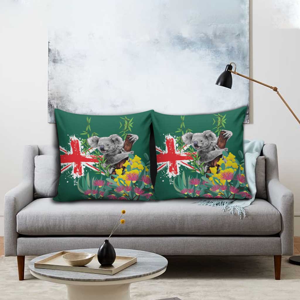 Australia Day Koala Pillow Cover Aussie Aussie Aussie Oi Oi Oi National Color - Aussie Hoodie
