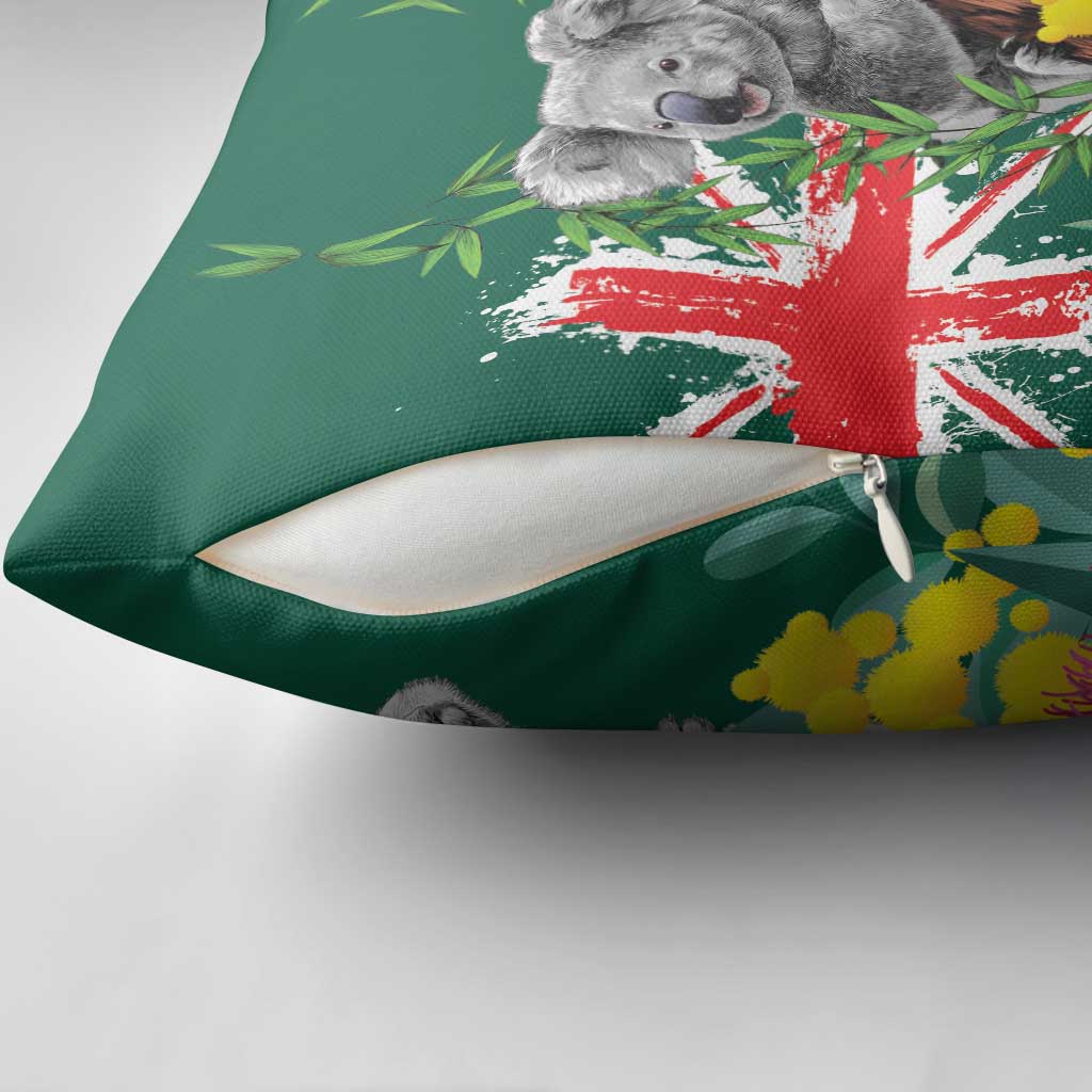 Australia Day Koala Pillow Cover Aussie Aussie Aussie Oi Oi Oi National Color - Aussie Hoodie