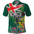 Australia Day Koala Polo Shirt Aussie Aussie Aussie Oi Oi Oi National Color - Aussie Hoodie