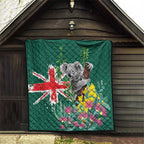 Australia Day Koala Quilt Aussie Aussie Aussie Oi Oi Oi National Color - Aussie Hoodie