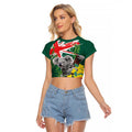 Australia Day Koala Raglan Cropped T Shirt Aussie Aussie Aussie Oi Oi Oi National Color - Aussie Hoodie