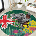 Australia Day Koala Round Carpet Aussie Aussie Aussie Oi Oi Oi National Color - Aussie Hoodie