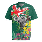 Australia Day Koala Rugby Jersey Aussie Aussie Aussie Oi Oi Oi National Color - Aussie Hoodie