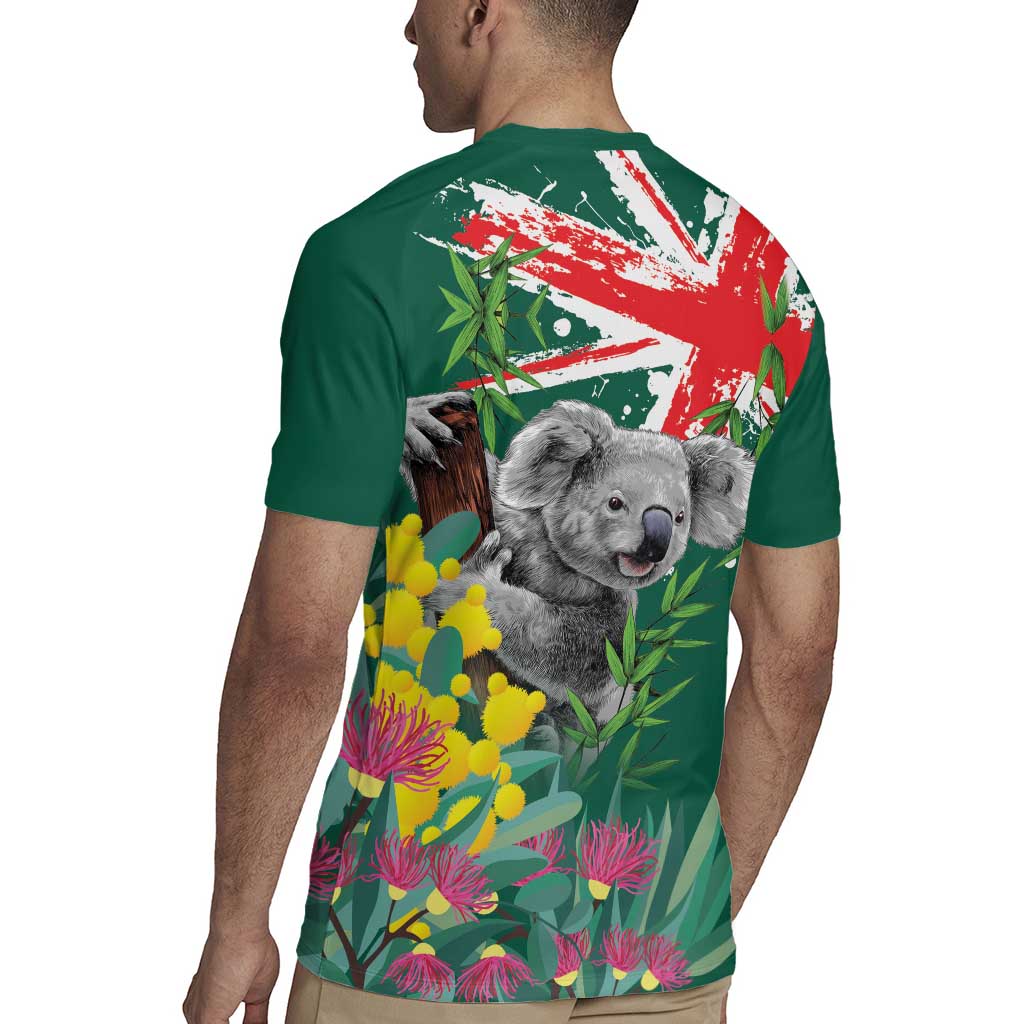Australia Day Koala Rugby Jersey Aussie Aussie Aussie Oi Oi Oi National Color - Aussie Hoodie
