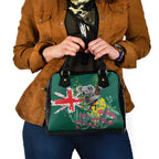 Australia Day Koala Shoulder Handbag Aussie Aussie Aussie Oi Oi Oi National Color - Aussie Hoodie