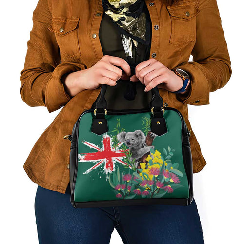 Australia Day Koala Shoulder Handbag Aussie Aussie Aussie Oi Oi Oi National Color - Aussie Hoodie