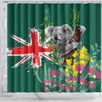 Australia Day Koala Shower Curtain Aussie Aussie Aussie Oi Oi Oi National Color - Aussie Hoodie