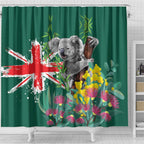 Australia Day Koala Shower Curtain Aussie Aussie Aussie Oi Oi Oi National Color - Aussie Hoodie