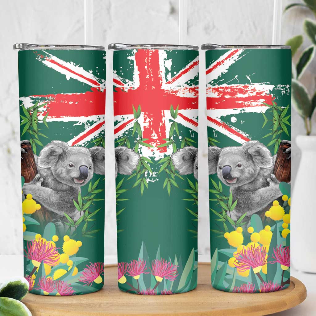 Australia Day Koala Skinny Tumbler Aussie Aussie Aussie Oi Oi Oi National Color - Aussie Hoodie