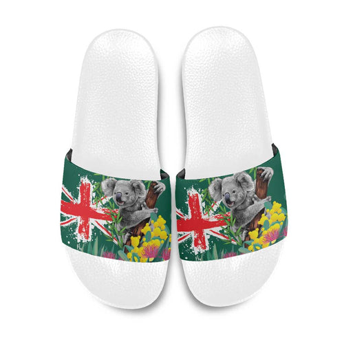 Australia Day Koala Slide Sandals Aussie Aussie Aussie Oi Oi Oi National Color - Aussie Hoodie